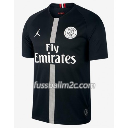 Fußballtrikots Paris Saint-Germain Jodan Schwarz Ausweich Trikotsatz 2018-2019